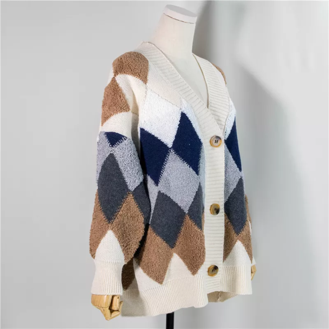 Florence | Chic And Cozy Oversized Buttoned Cardigan