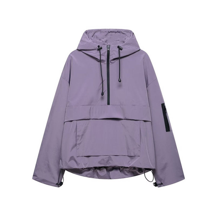 Elysia | Hooded Anorak Jacket – Wind-Resistant & Water-Repellent for Women