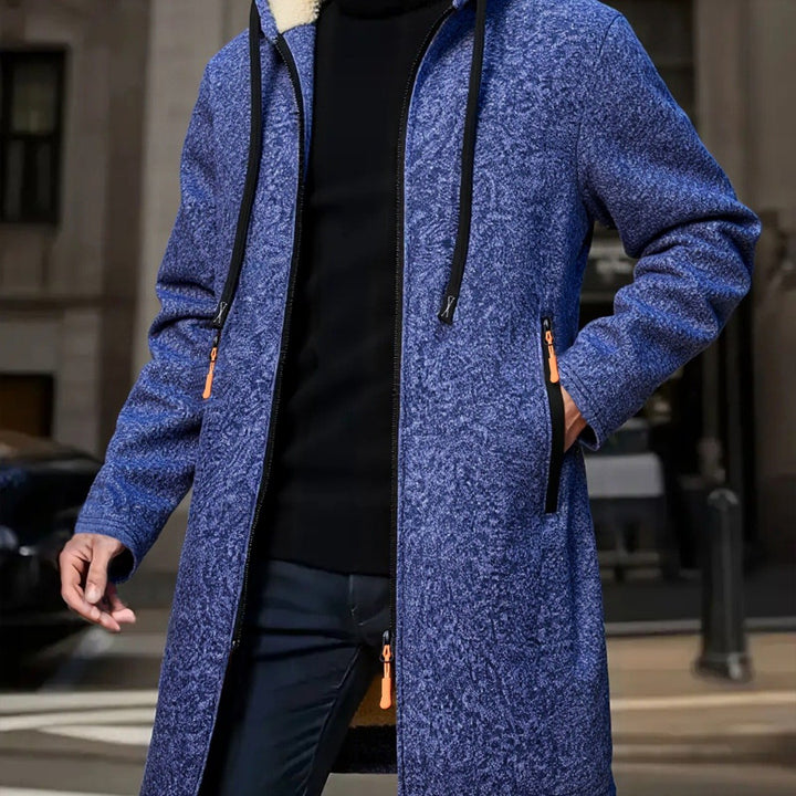 Raymond | Hooded Longline Coat for Everyday Warmth