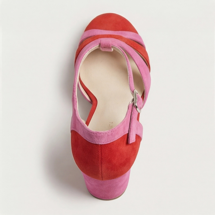 Joanna | Closed Toe T-Strap Heels – Modern Elegance for Women