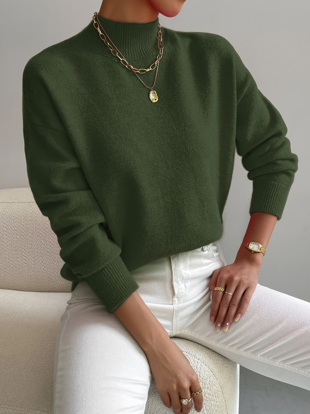 Charlotte | Eleganter und gemütlicher Rollkragenpullover