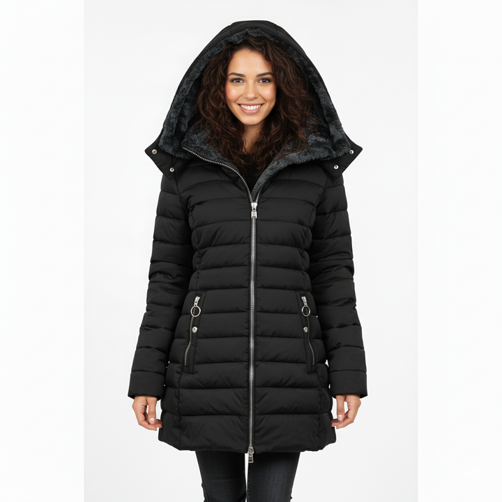 Gisela | Winter Coat with Faux Fur Lining