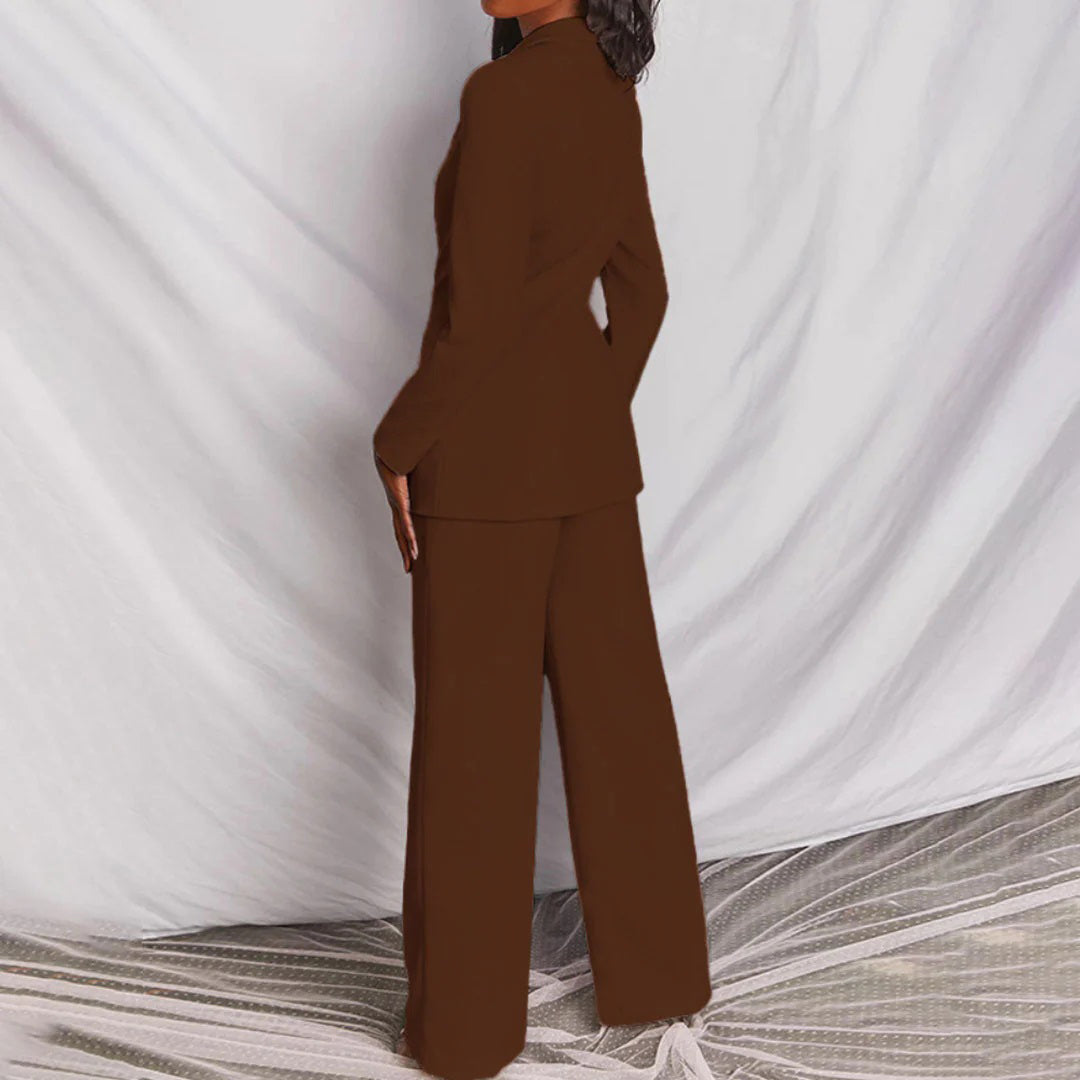 Isla | Elegantes, maßgeschneidertes Blazer- und Hosen-Set
