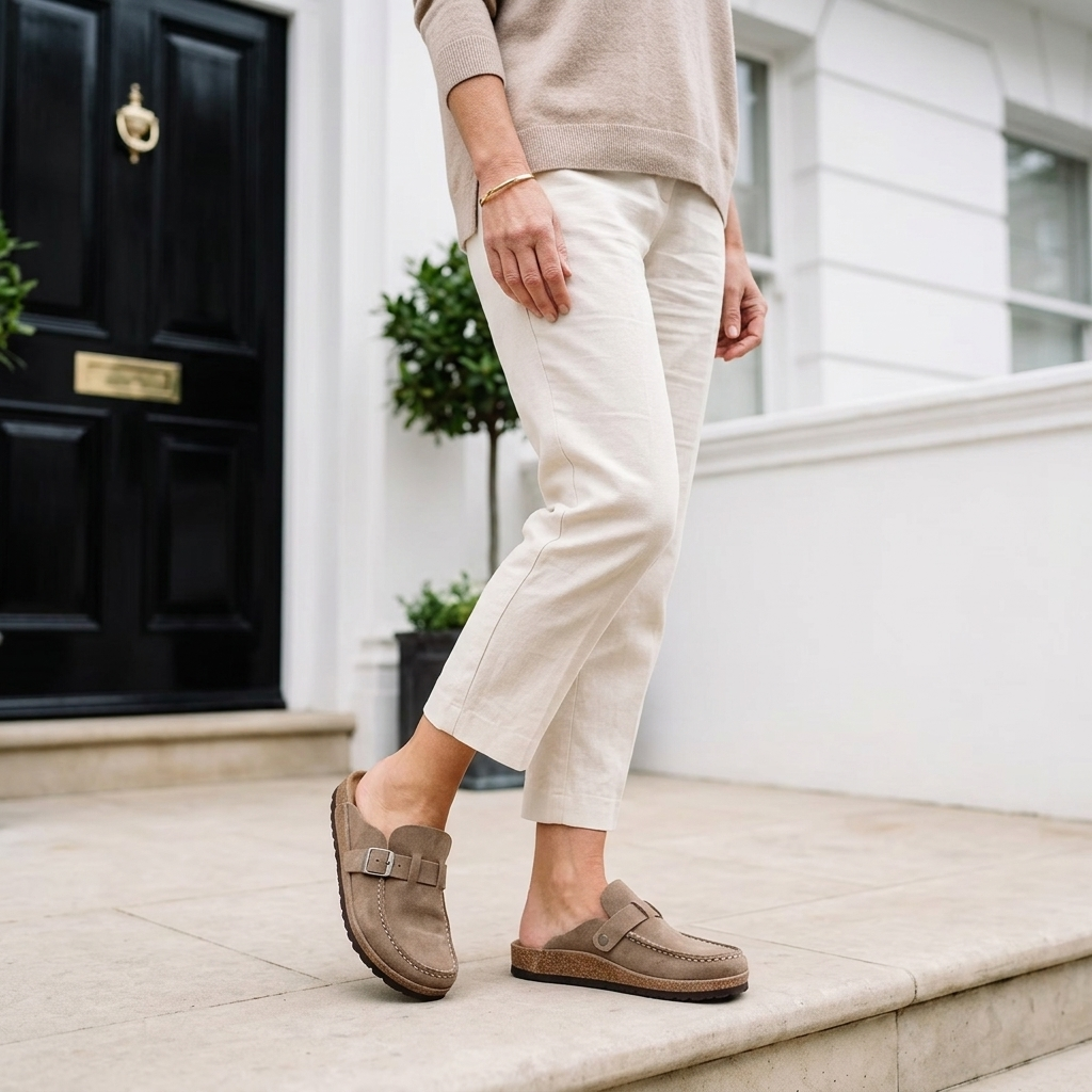 Chedmere | Cushioned Slip-On – Soft Suede Comfort for Women