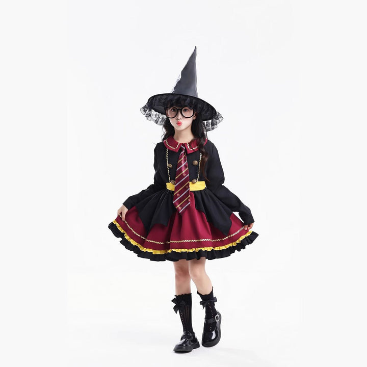 Drune | Girl's Wizard Costume – Enchanting Style for Halloween
