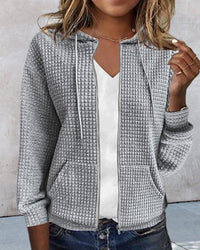 Chloe | Lightweight And Versatile Hooded Zip Cardigan