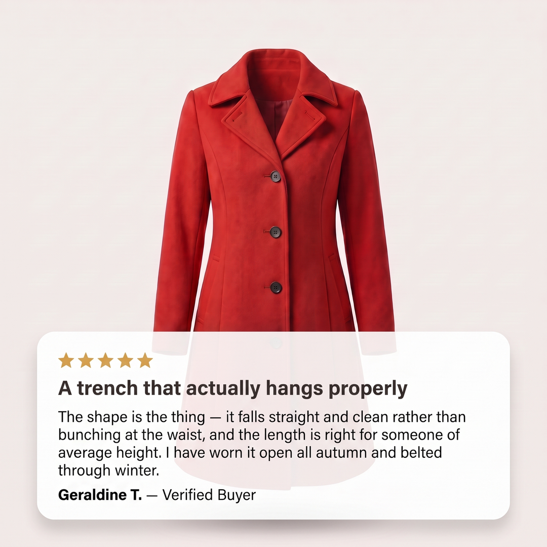 Aveline | Classic Trench Coat – Timeless Women's Outerwear