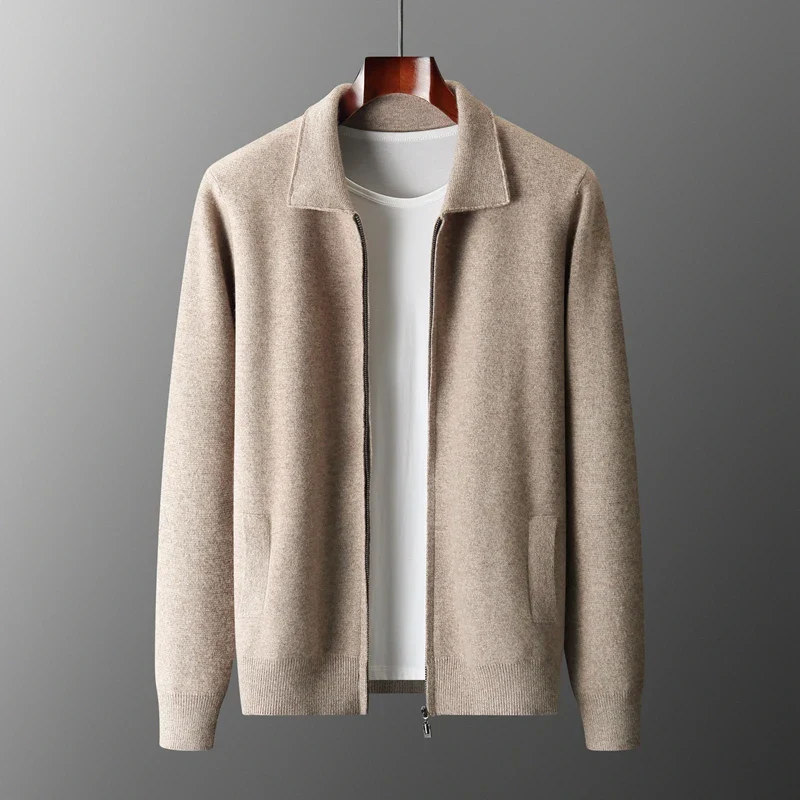 Oliver | Stilvolle und vielseitige Herren-Strickjacke mit durchgehendem Reißverschluss