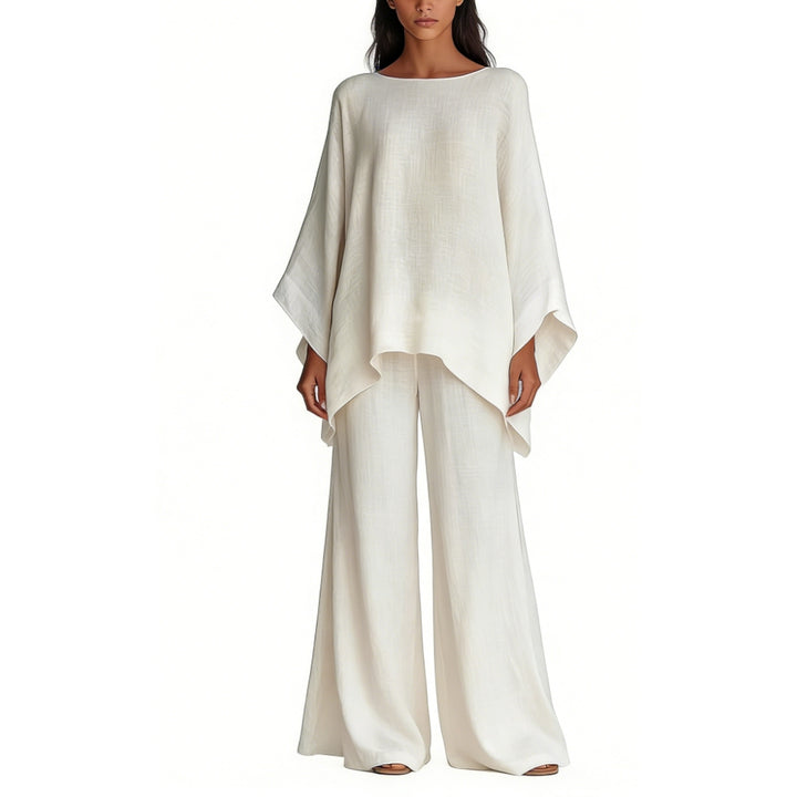 Michelle | Completo oversize elegante e traspirante con tunica e pantaloni a gamba larga