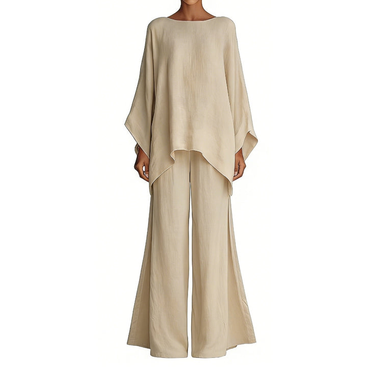 Michelle | Completo oversize elegante e traspirante con tunica e pantaloni a gamba larga