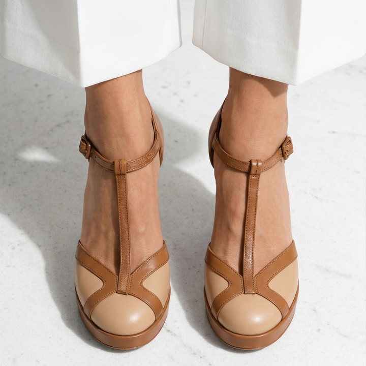 Nadia | Close Toe Heels – Sophisticated Retro Style for Women