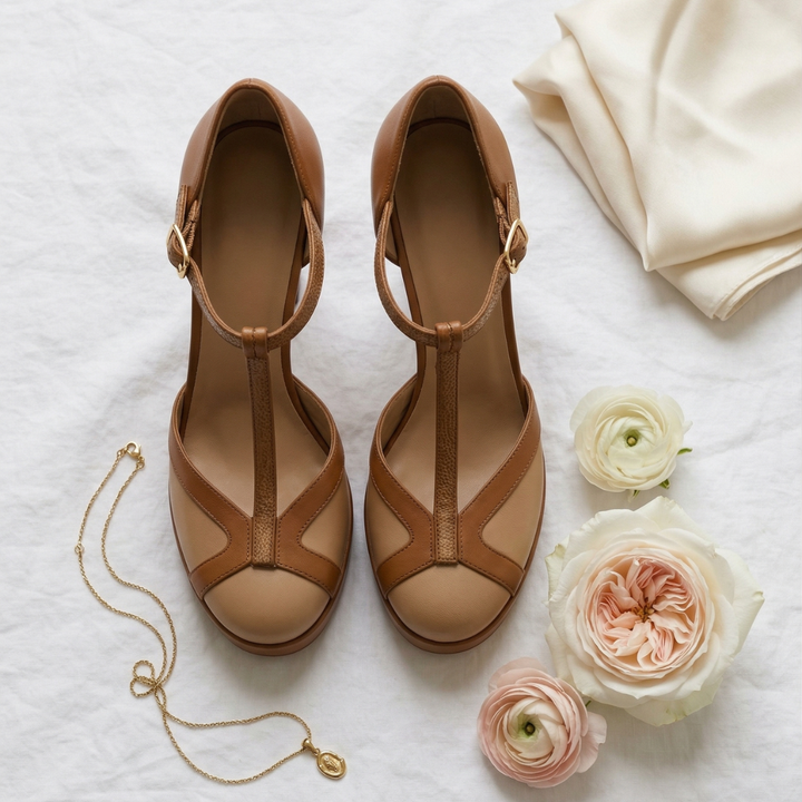 Nadia | Close Toe Heels – Sophisticated Retro Style for Women