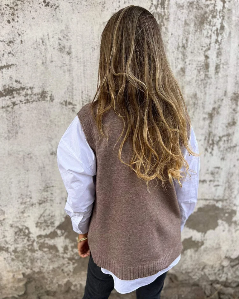 Mary | Classic Style Everyday Knit Vest