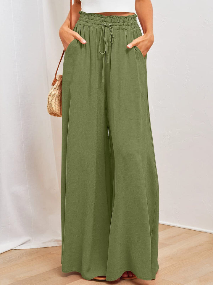 Victoria | Luftige Sommer-Palazzohose mit weitem Bein