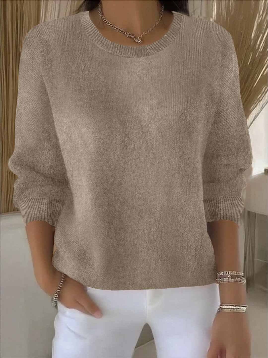 Claudia | Knitted Sweater – Cozy Casual Style for Women