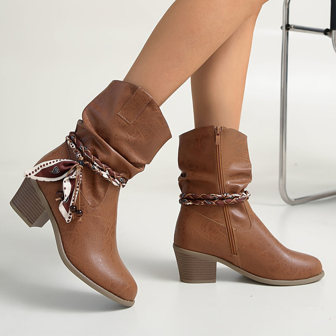 Amelia | Relaxed And Stylish Slouch Ankle Boots