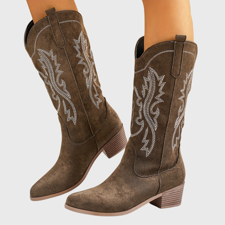 Louann | Elegant And Comfortable Wide-Calf Cowboy Boots