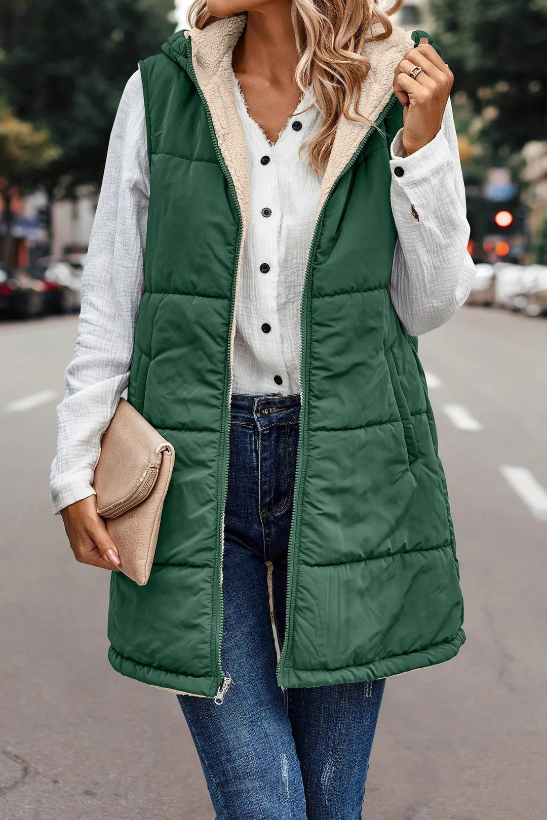 Manuela | Stylish And Casual Hooded Layering Vest