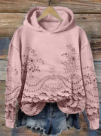 Olivia | Charmanter Hoodie mit Blumenmuster