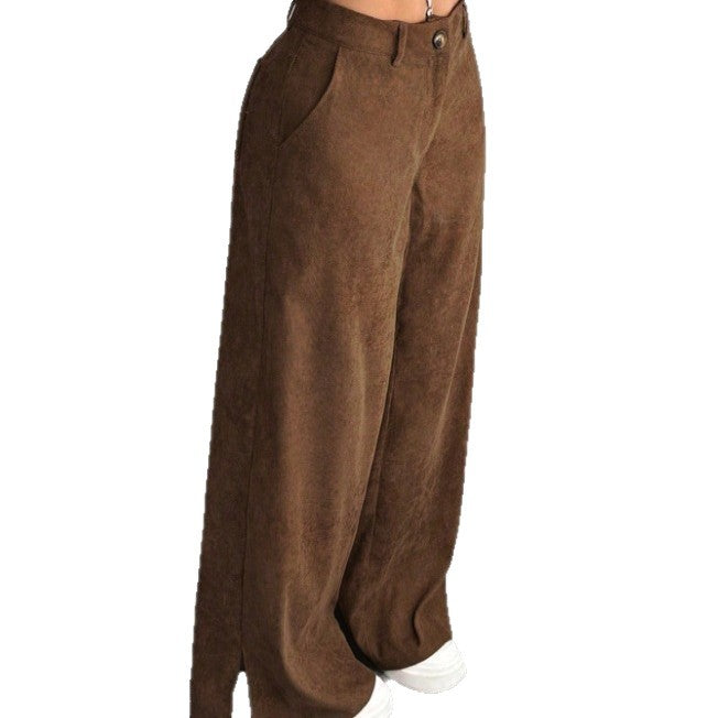 Isabella | Schicke High-Waist-Hose mit weitem Bein und Schlitz