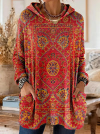 Harper | Artistic And Vintage Ethnic Hoodie