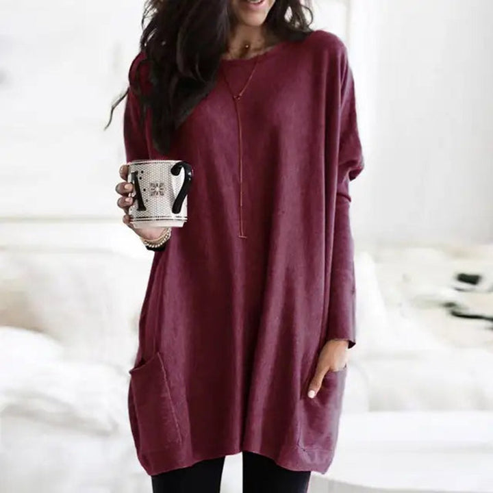 Harper | Gemütlicher, oversized Tunika-Pullover mit Taschen