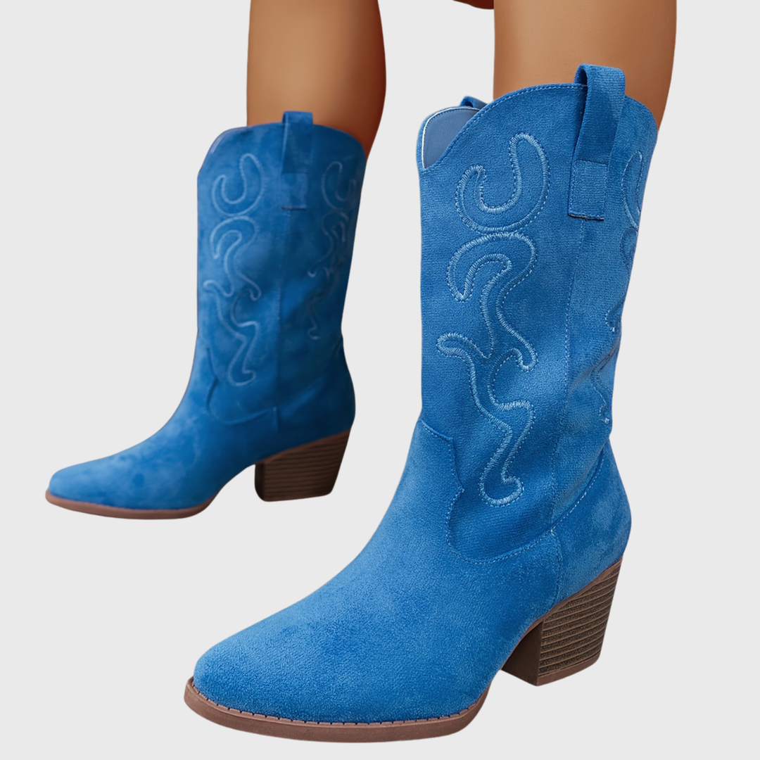 Audrey | Stilvolle und bequeme Cowboystiefel für kräftige Waden
