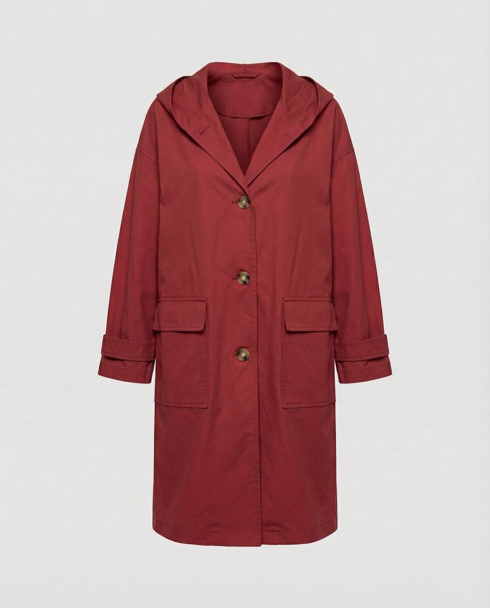 Harper | Elegante und schützende lange wasserdichte Jacke