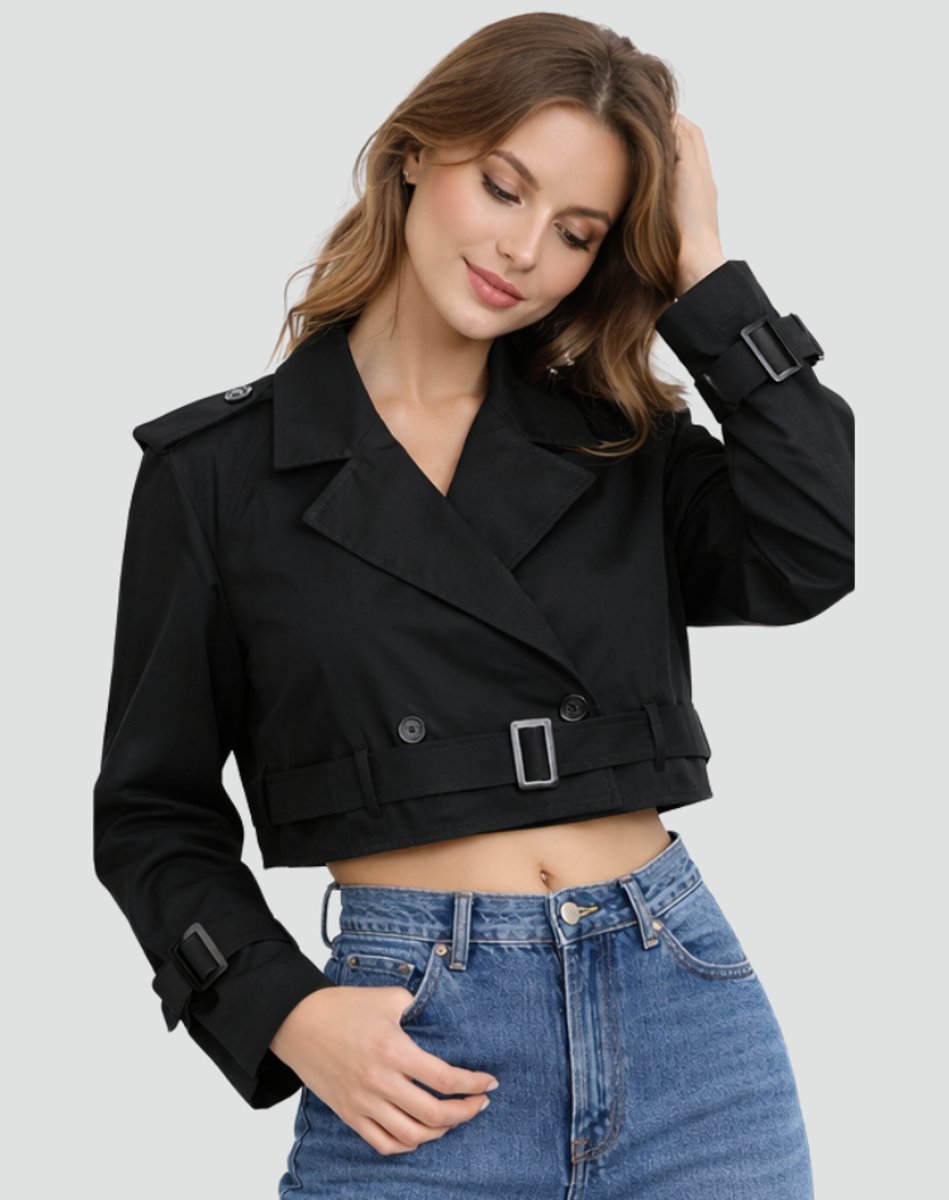 Chloe | Luxurious Short Trench Coat