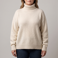 Evelyn | Cozy And Elegant Oversized Cashmere Turtleneck Sweater