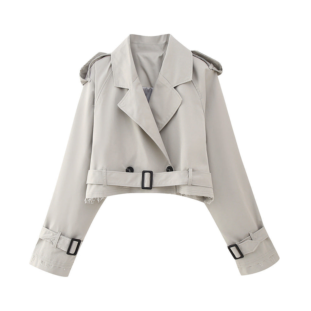 Brooke | Elegant And Polished Short Trench Coat