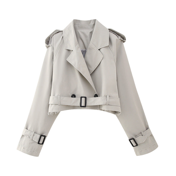 Brooke | Elegant And Polished Short Trench Coat