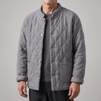 Andrew | Leichte wattierte Steppjacke mit Knopfleiste