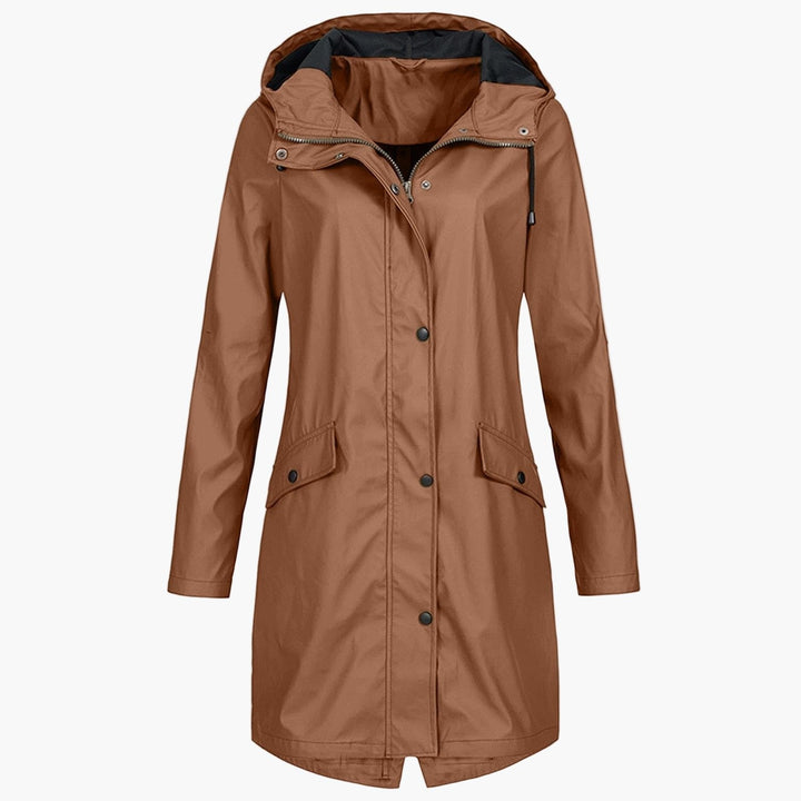 Bettina | Waterproof Long Hooded Coat for Women