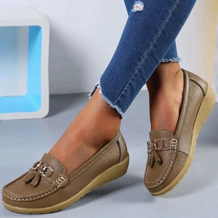 Sophia | Bequeme und stilvolle orthopädische Slipper mit weiter Passform
