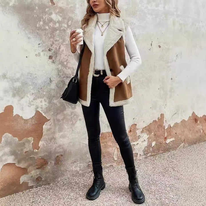 Amelia | Gilet invernale sofisticato a strati