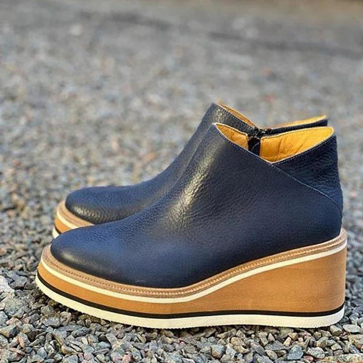 Zoe | Wedge Platform Ankle Boots That Combine Style and Comfort