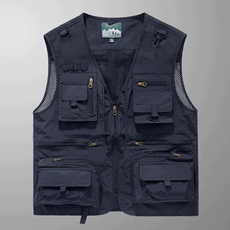 George | Gilet cargo da uomo da esterno, robusto e funzionale