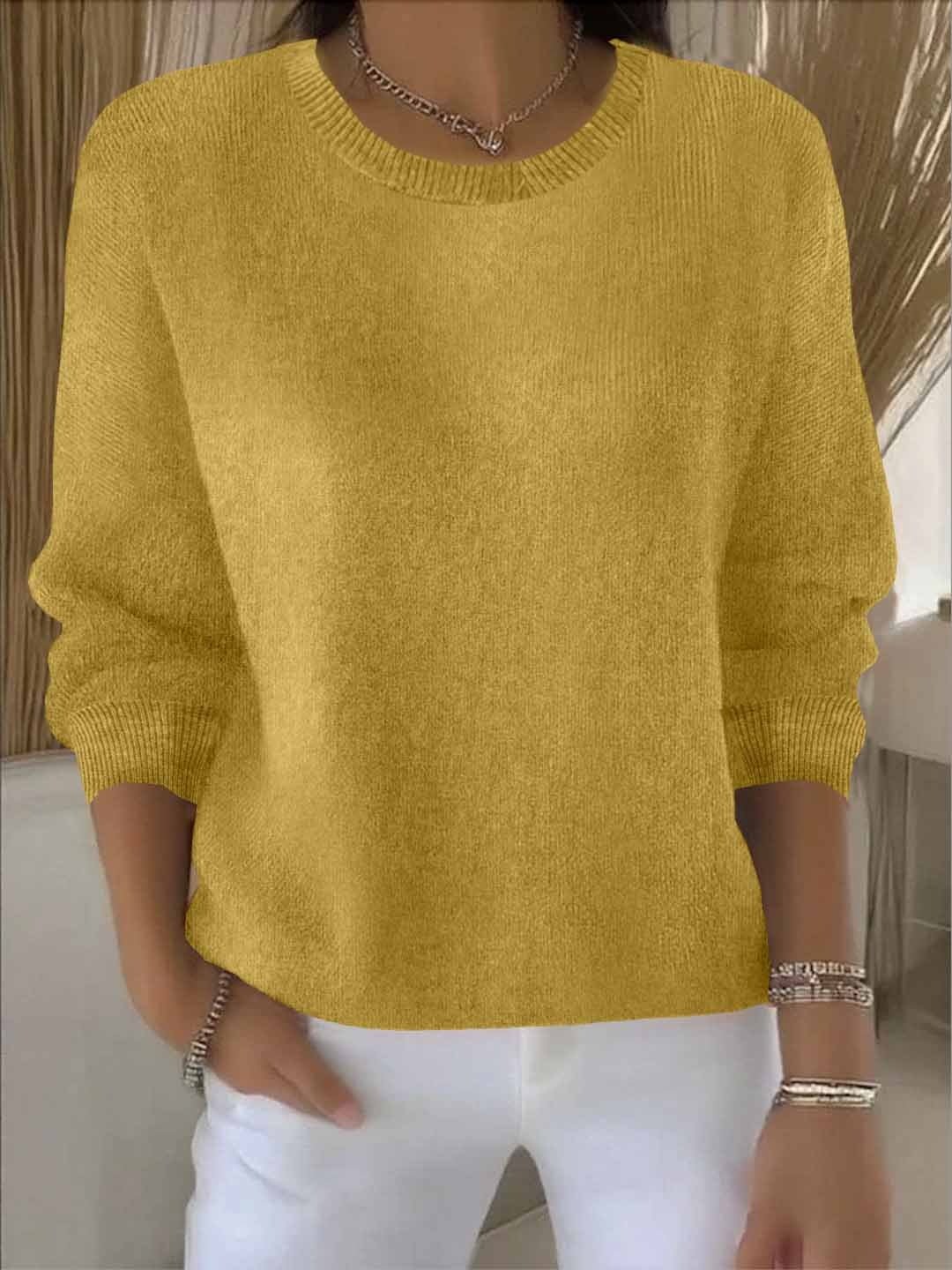Claudia | Knitted Sweater – Cozy Casual Style for Women