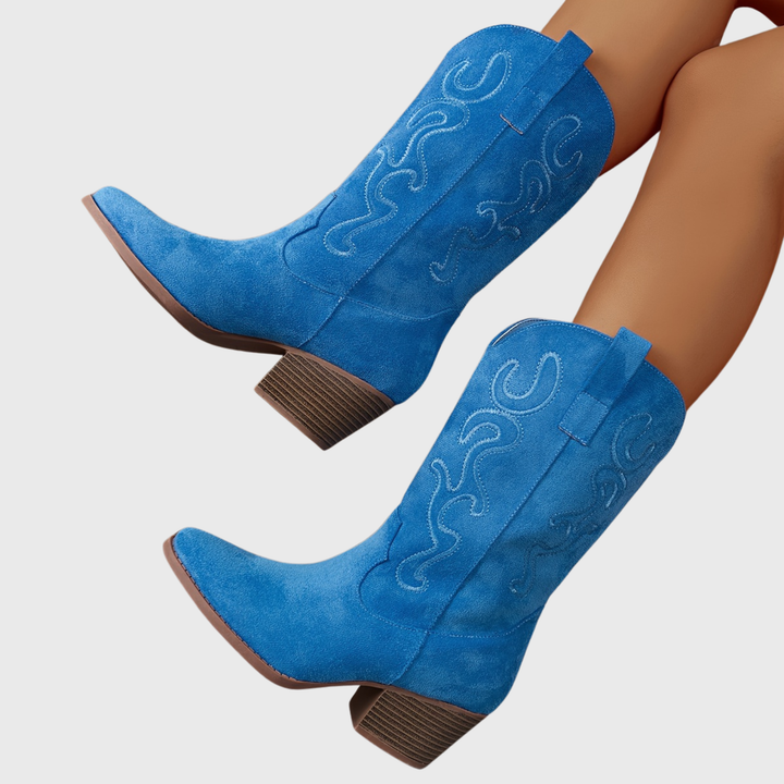 Audrey | Stilvolle und bequeme Cowboystiefel für kräftige Waden