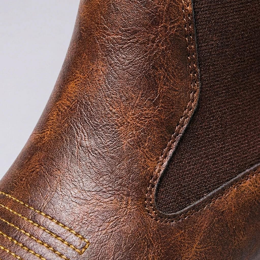 Carter | Genuine Leather Boots for Men with Polished Finish