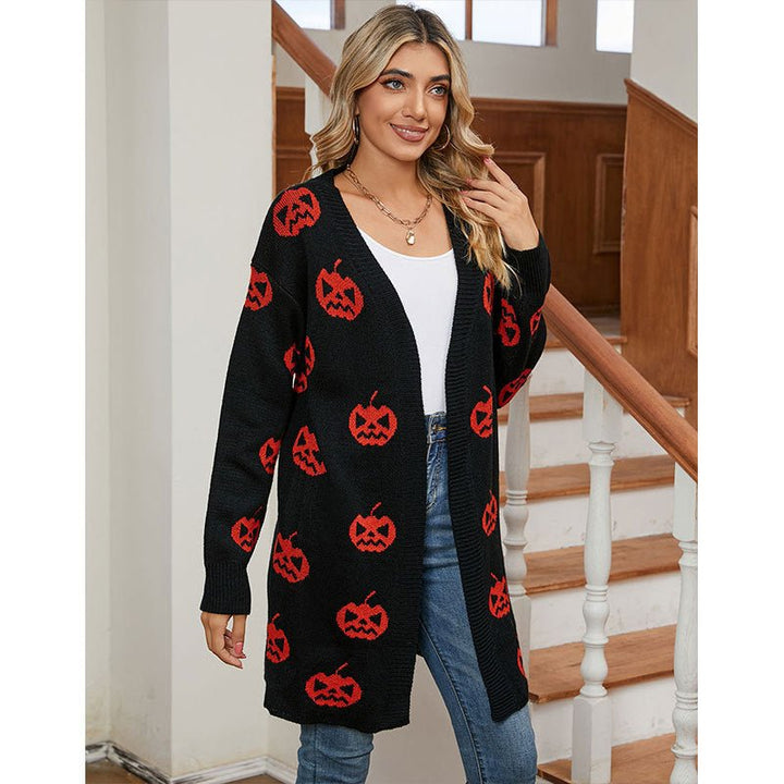 Dara | Halloween Cardigan – Playful Knit Design for Women