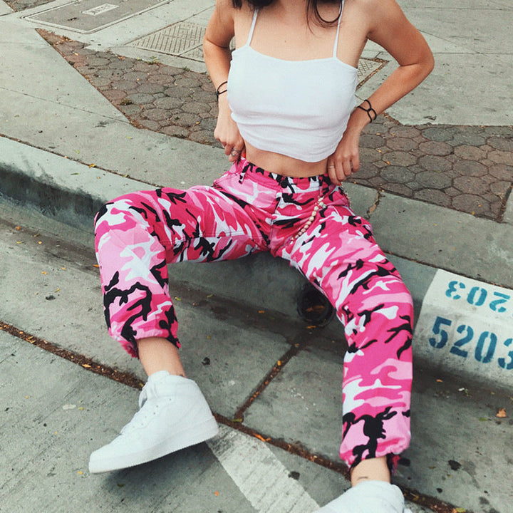Klaudia | Stilvolle und bequeme Camouflage-Cargohose