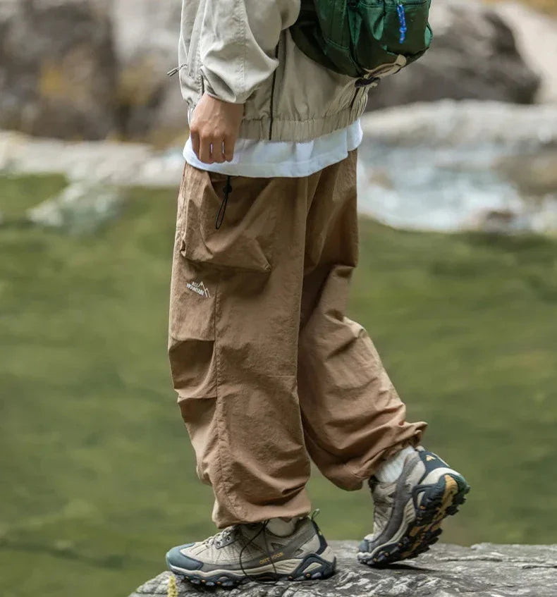 Liam | Elegante, locker geschnittene Cargo-Hose für Herren mit strukturierter Stoffoberfläche