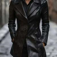 Amelia | Elegant Shaped Mid-Length Trench Coat