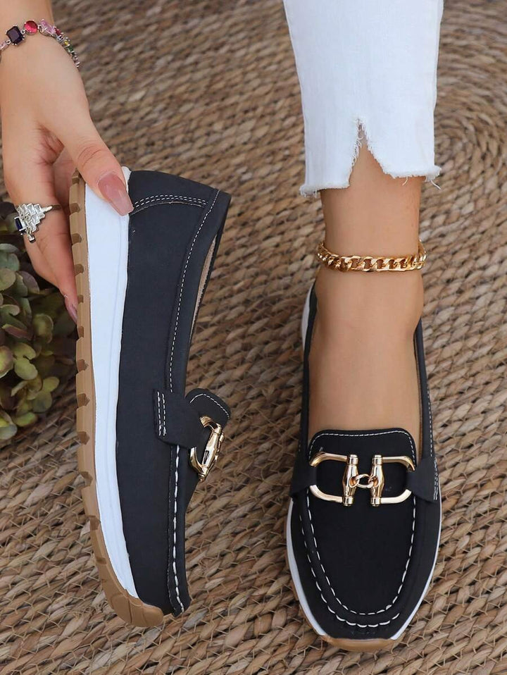 Victoria | Orthopädische, stützende und stilvolle Slipper-Mokassins
