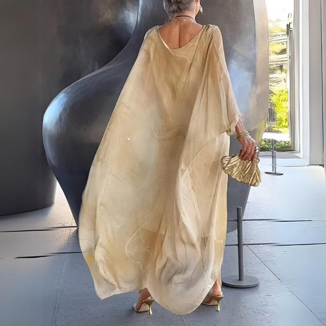 Aria | Stylish Long-Sleeved Maxi Dress