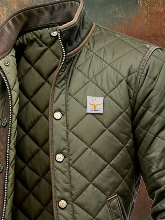 Jordan | Quilted Jacket for Men – Rugged Warmth and Elegance