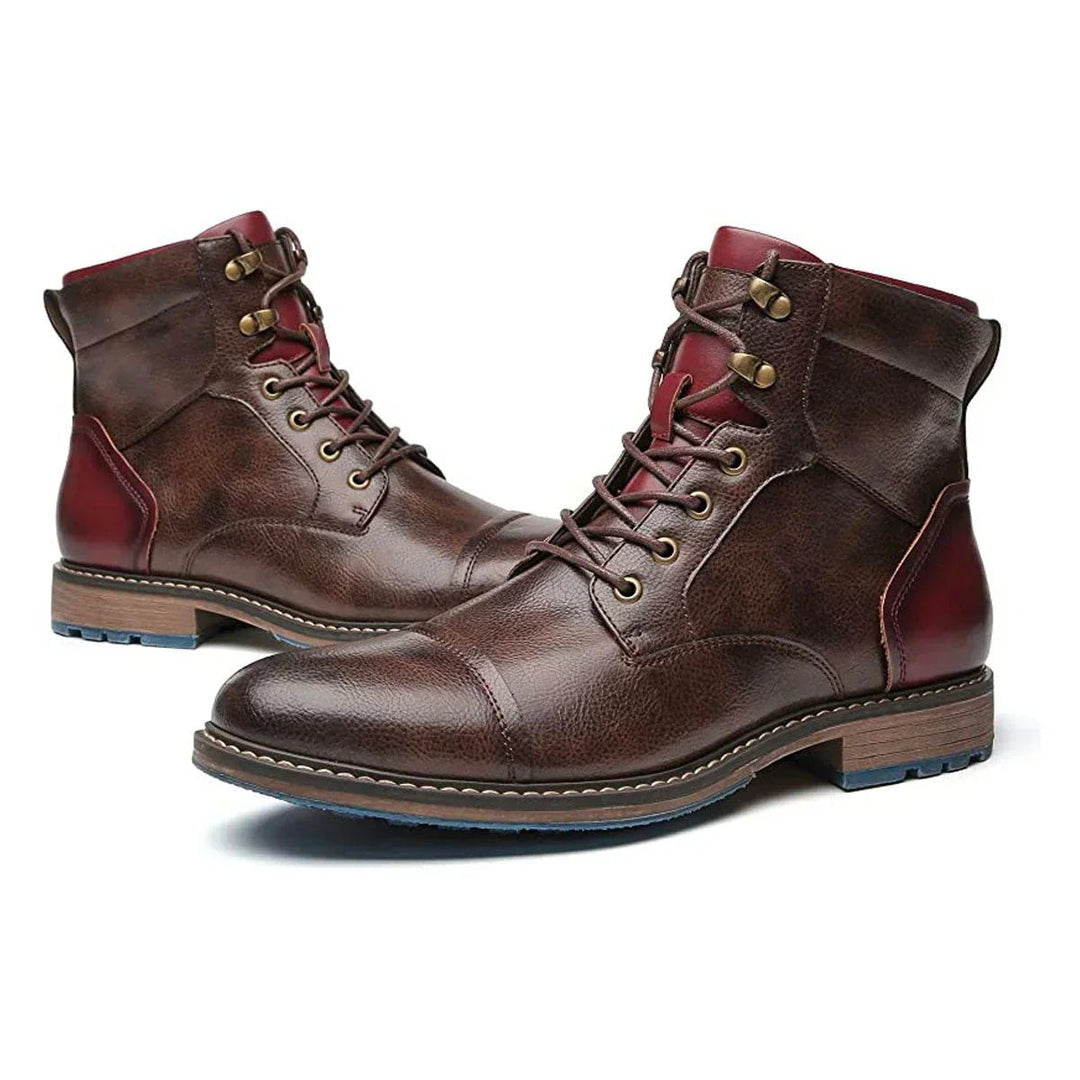 Sebastian | Elegante Herren-Oxford-Stiefel aus echtem Leder