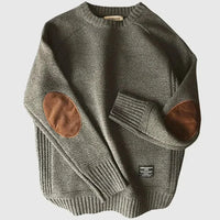 Daniel | Bequemer Strickpullover mit Ellbogenpatches